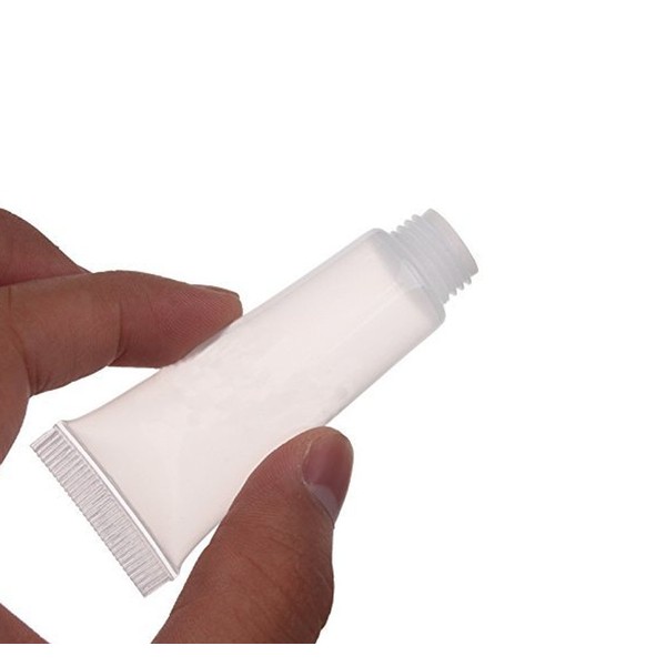 20PCS 10ml/20ml/30ml Clear Empty Refillable Plastic Tubes Bottle Packing Sample