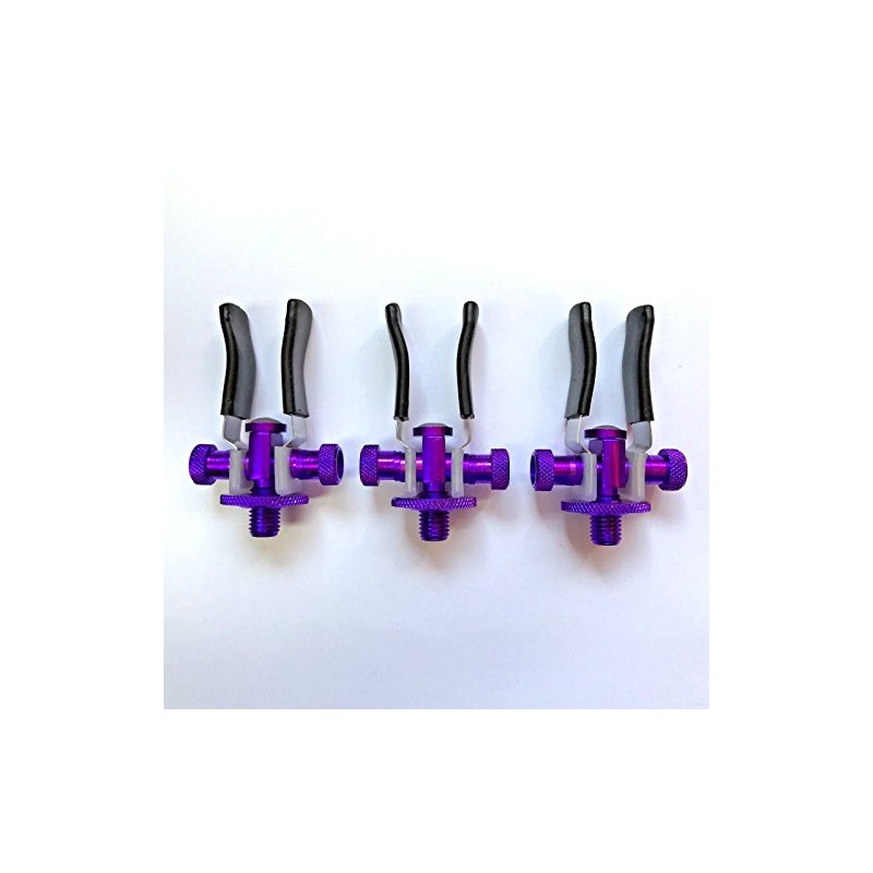 3 CARP FISHING PURPLE ALUMINIUM SPECIALIST ADJUSTABLE SUPER LITE BUTT