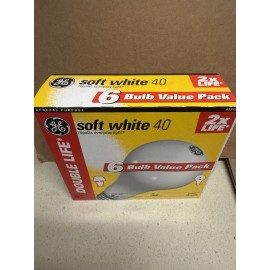 GE NEW GE Light Bulbs, 40 Watt, Soft White, Long Life A19 Bulbs Not led Old School