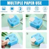 Corner Punch 3 in 1（R4mm+R7mm+R10mm）Corner Rounder Punch Corner Cutter Paper