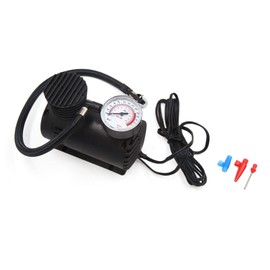 Sourcingmap Black DC 12V 300PSI Tyre Tire Electric Inflator Pump Air Compressor for Car Auto