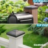 SIEDiNLAR 5x5 Pyramid Post Caps Outdoor Waterproof 5X5 Post Cover,
