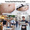 Funny Dad Bod Fanny Pack for Men & Women –