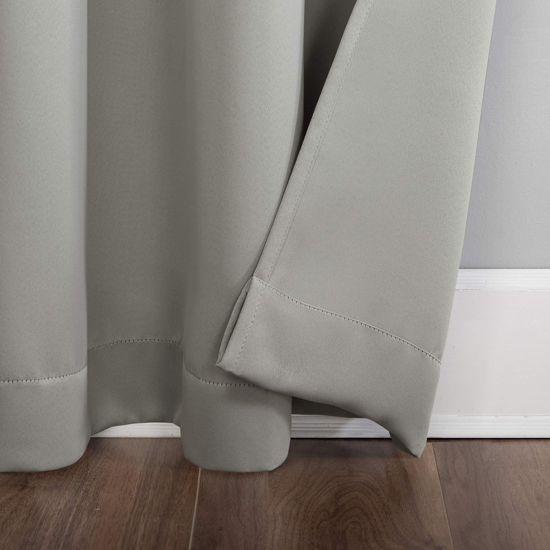 Sun Zero Easton Energy Saving Blackout Grommet Curtain Panel, 40"