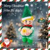 Ceoighe Musical Green Elf Christmas Ornament, Funny Sounding Christmas Tree