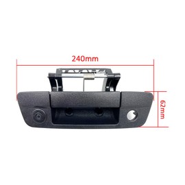 Canying Tailgate Handle Backup Rear View Reverse Camera for Dodge Ram 1500 (2009-2017) / 2500 3500 (2010-2017) Aftermarket Camera with RCA Connector
