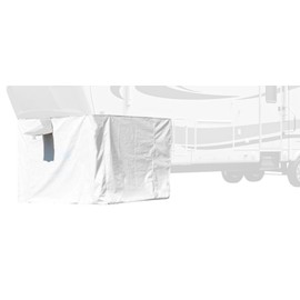 ADCO 3503 Storage Skirt for 5th Wheel RV Trailer, 296 Inch Length, Polar White