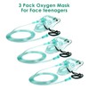 Agooteam 3 Pack Oxygen Mask for Adult Face with 7'