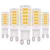 G9 Dimmable LED Bulb 6W Warm White 3000K 60W Halogen