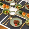 ASYOUWISH Set of 6 PVC Kitchen Table Place Mats, Non-Slip