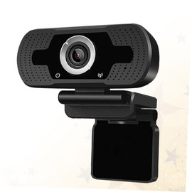 jojofuny Webcam Microphone for Live Teaching USB Computer Camera Easy Installation Audio-Visual Compatible Notebooks