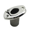MARINE CITY Deck Flush Base Flag Socket, 316 Stainless Steel,