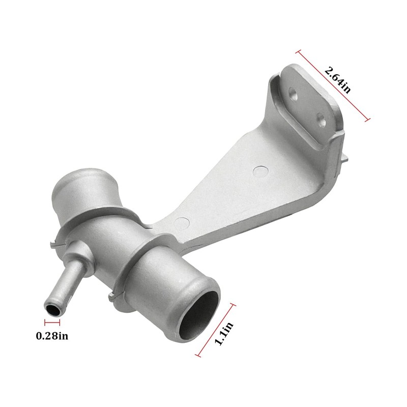 Car Engine Outlet Coolant Pipe, OEM# 16577-22H02 16577-22040 1657722030 Aluminum