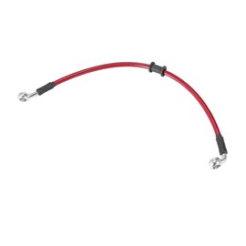 REPAIROCK Universal 40cm 15.75" Motorcycle Brake Clutch Oil Hose Line Pipe Hydraulic Reinforced Stainless Steel Braided Red Auto Replacement Parts