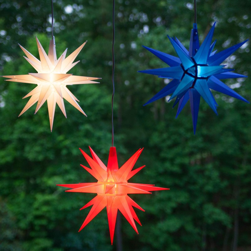 Kringle Traditions LED Moravian Star Light, Star Outdoor Decoration -