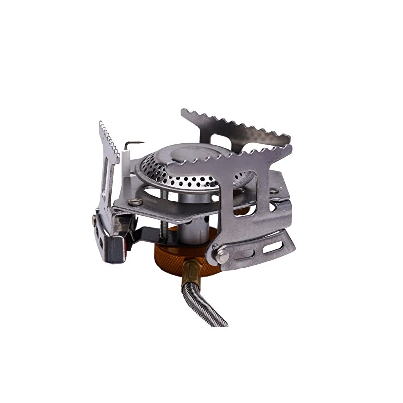AMOS Poldable Foldable Outdoor Camping Gas Stove Burner with Automatic