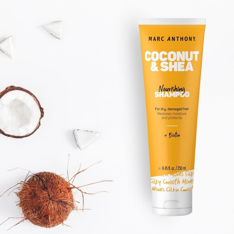 Marc Anthony Oil Shea Butter Hydrating Shampoo Ounces, Coconut, 8.4