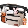 Universal Stroller Organizer with Cup Holder: Non Slip Strap Stroller