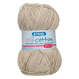 Patons Knitting Yarn, Cotton, Limestone, One Size