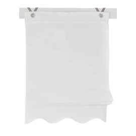 Kutti Olivia Roman Blind with Eyelets Grey / White / Natural / Lavender 45/60/80/100/120 x Height 140 cm