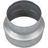 VezoWorks 5" to 4" Inch Duct Pipe Adapter - Galvanized