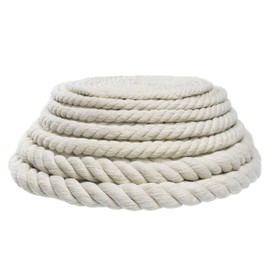 Original Natural Cotton Rope - Choose from 3/4", 11/16", 5/8", 1/2", 3/8", 5/16", 7/32", 3/16" Sizes - Available in 10, 25, 50, 100 Foot Lengths