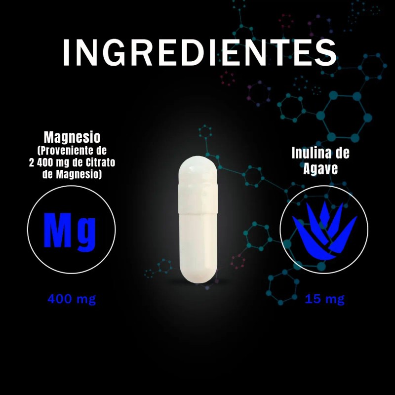 Nsn Citrato De Magnesio | Con Inulina De Agave |