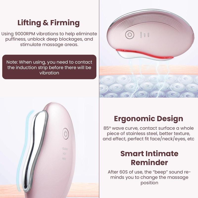 EMS Gua Sha Face Massager Gua Sha Face Tools with