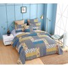 Tache 3 Piece Royal Chambers Patchwork Floral Quilt Set, Cal