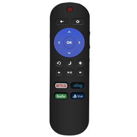 101018E0003 Replacement Remote Control Applicable for Hitachi Roku TV 43R80 49R80 55R80 65R80 49R81 55R81 60R70 49RH1 55RH1 32RC23 50RC6 60RH2