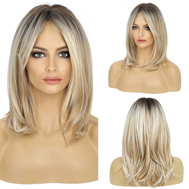 HAIRCUBE Pelucas En Capas Para Mujeres Peluca Sintética