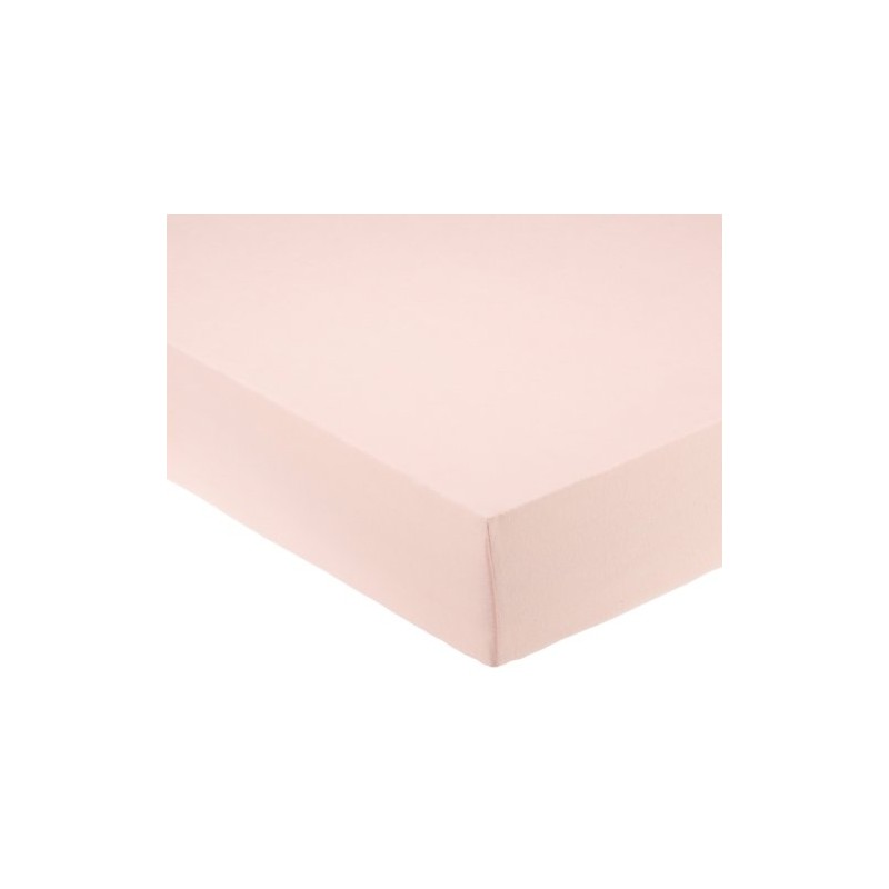 Fitted sheet for cot beds, pink 140x70 and 120x60