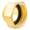 Reducer extension – outer x internal thread in untreated brass.