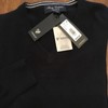 Daniel Cremieux Men's Luxury 100% Cashmere Sweater Navy Blue Medium