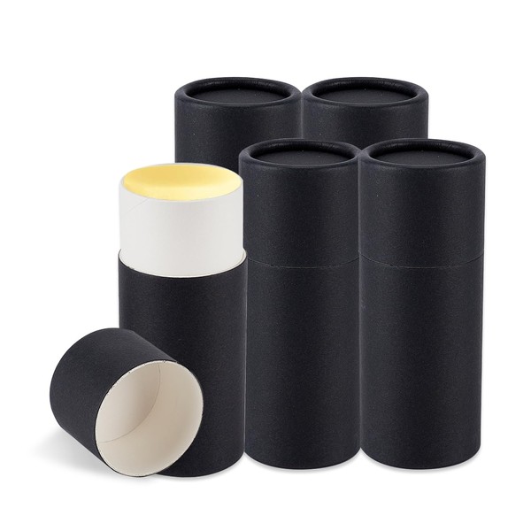 NICENEEDED 5 Pcs 2.1 oz Cardboard Deodorant Containers, Push-Up Style