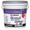 Custom PMG1651 1-Gallon Simple Premium Grout, Delorean Gray, 640 Fl