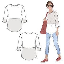 Style Arc Sewing Pattern - Annika Top (Sizes 18-30)