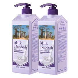 Milk Baobab Shampoo Baby Powder Scent, 1L, 2 Pieces / 밀크바오밥 샴푸 베이비파우더향, 1L, 2개