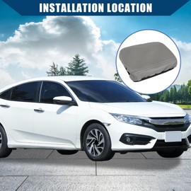 Hihaha Center Console Cover for Honda Civic 2006-2011 / Center Console Lid Armrest Box Cover Protector/Durable / 1Pcs Gray