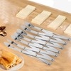 Folding Stainless Steel Pizza Roller Cutter Wheel Pastry Crimper Kitchen