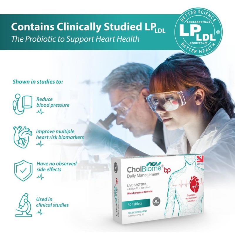 Cholbiome CholBiome BP Tablets - 30 Tabs, 4 Billion CFU/Serving