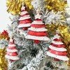 4 Pieces Christmas Tree Hanging Decorations Glitter Christmas Baubles Christmas