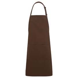 FAME Butcher Apron with Two Pockets - F8 - Brown (WFA83263BR)