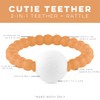 Ryan and Rose Cutie Teether Rattle (Rubber Clear)