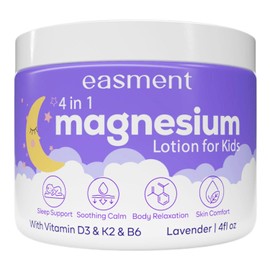 Magnesium Lotion for Kids Sleep & Calming: Lavender Chamomile with Vitamins D3, K2, B6 – Soothes Anxiety, Restless Legs & Growing Pains – Daily Cream for Sensitive Skin, Babies & Toddlers