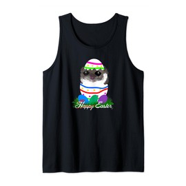sad hamster easter gift idea funny easter bunny sad hamster Tank Top