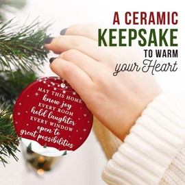 New Home Ornament 2024 - House Warming Gifts New Home, Housewarming Gifts for New House Couples, Best New Home Gift Ideas - First Home Gifts for New Home Owners, Men, Women - New Home Decor