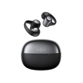SHOKZ OpenDots ONE - Auriculares de oído abierto, Auriculares de clip con micrófono - Auriculares inalámbricos Bluetooth con micrófono - Seguros, lige