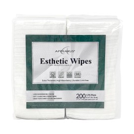 Extra Thick Esthetic Wipes - Appearus 100% Viscose 4x4 Lint Free Facial Wipe (800 Count/DM162x4)