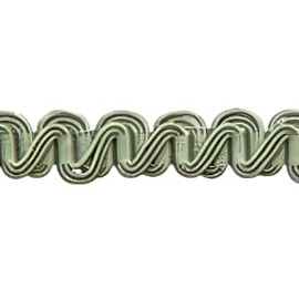 Black Barn Upholstery Supplies 15mm Scroll Gimp 40A per metre 607